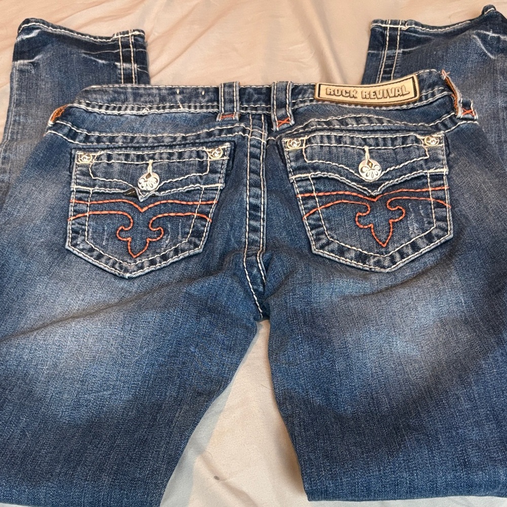Rock Revival Women's Dark Blue Boot Cut Jeans
